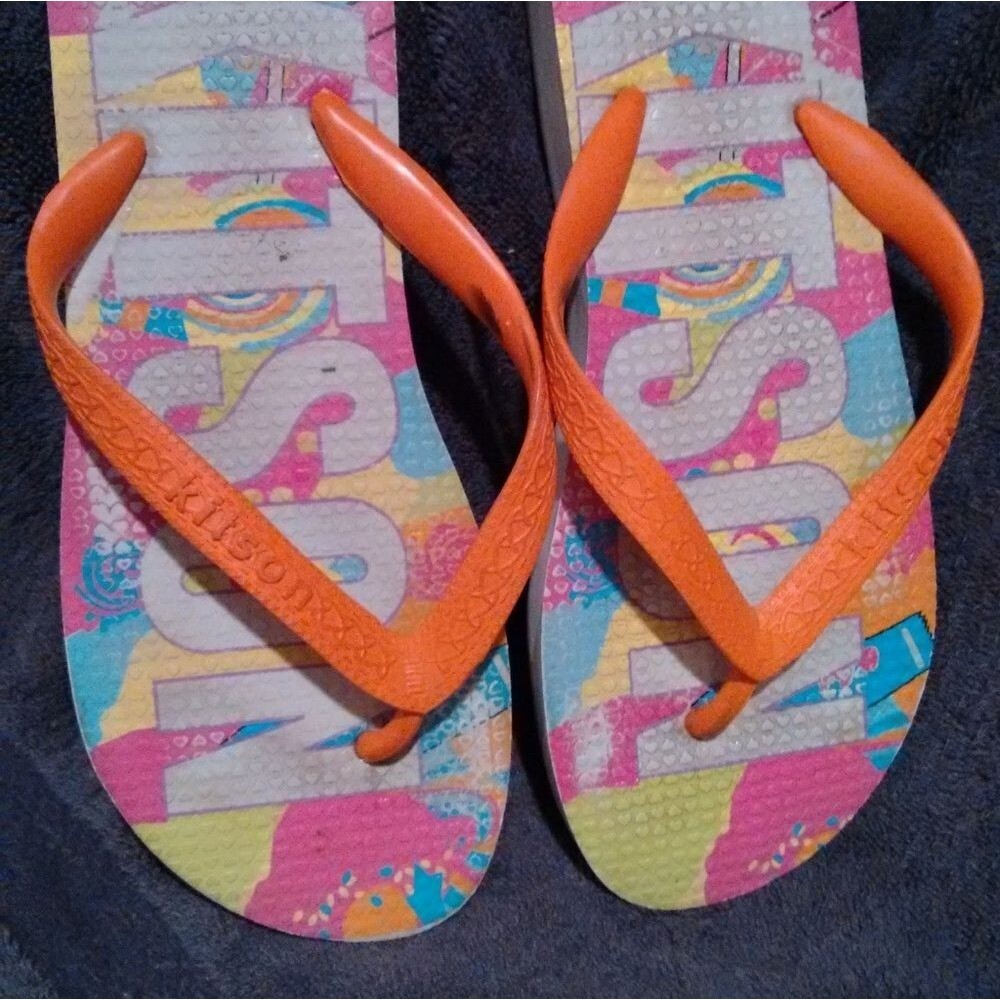 Previously Loved Kitson Flip Flops Size 10 - Picture 2 of 6